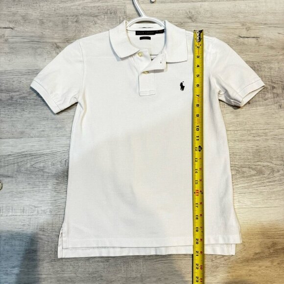 Polo Ralph Lauren Classic Polo Shirt Kids Size 8 100% Cotton -  black pony - Picture 6 of 12